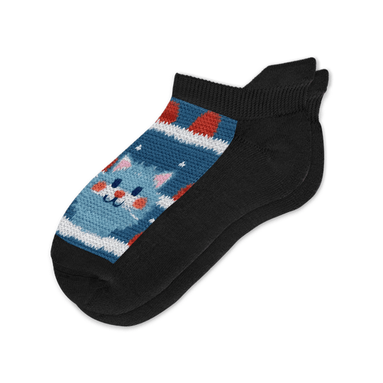 Knitty Kitty Ankle Socks