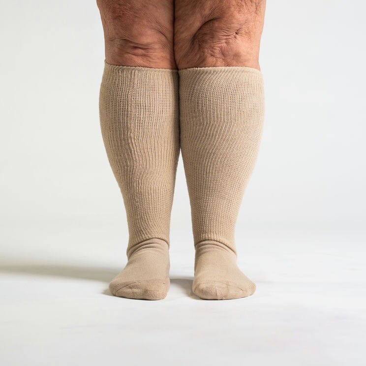 Tan EasyStretch™ Socks Bundle 5-Pack