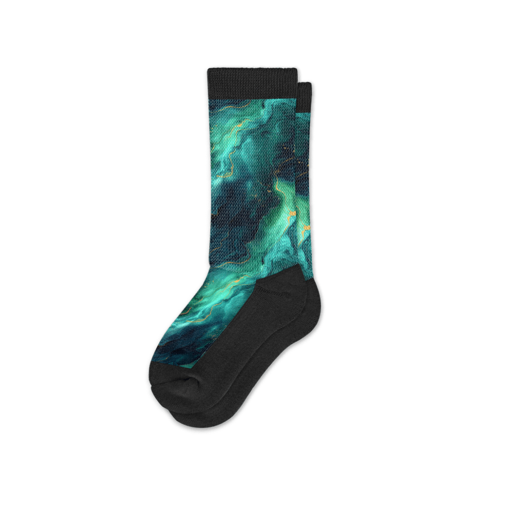 Viasox Malachite EasyStretch Socks side view