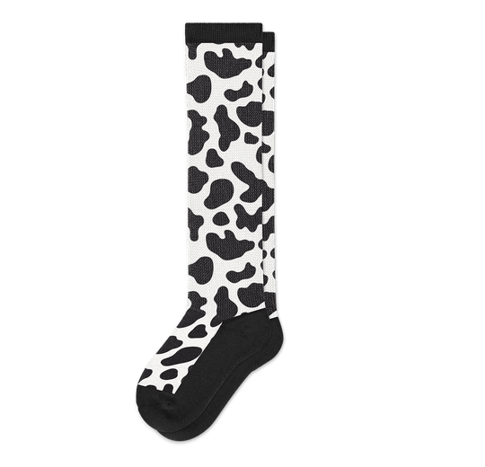 Moo Print EasyStretch™ Socks