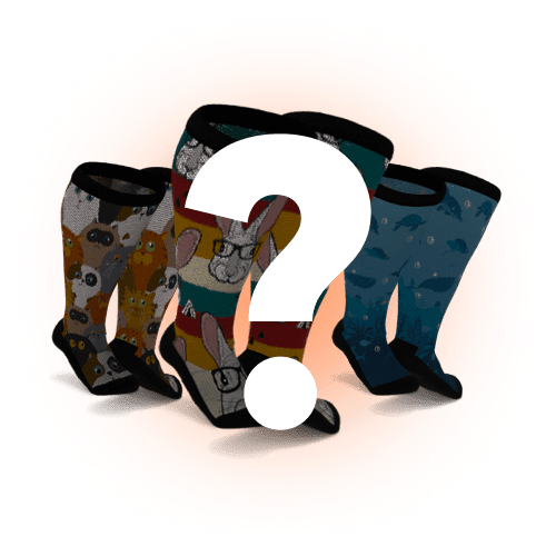 3 pairs mystery non-binding socks