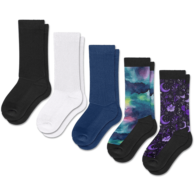 Cosmic Classics EasyStretch™ Socks Bundle 5-Pack