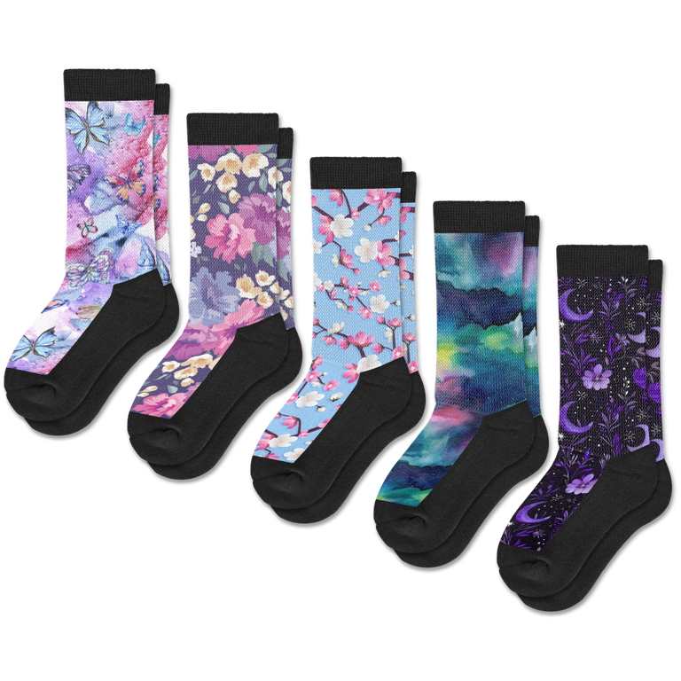 Night Nature EasyStretch™ Socks Bundle 5-Pack