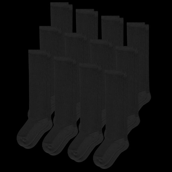 Black EasyStretch™ Socks Bundle 12-Pack