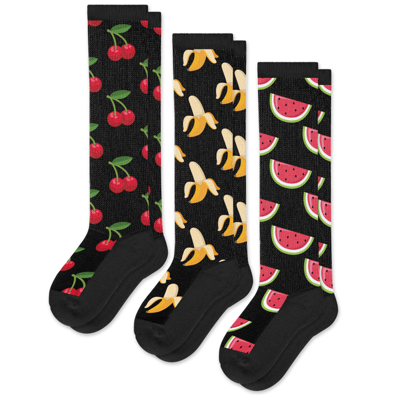 Fruity EasyStretch™ Socks 3-Pack Bundle