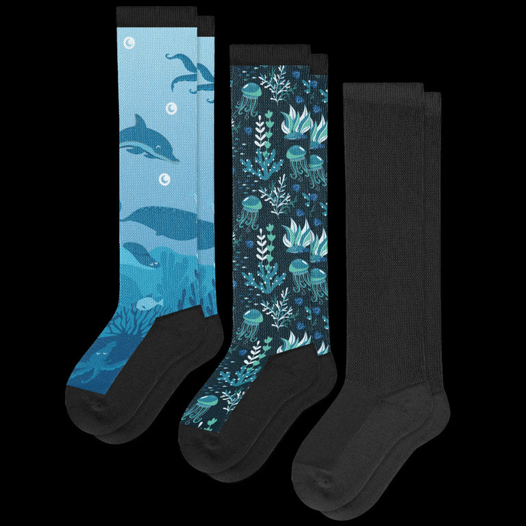 Dark Waters EasyStretch™ Socks Bundle 3-Pack