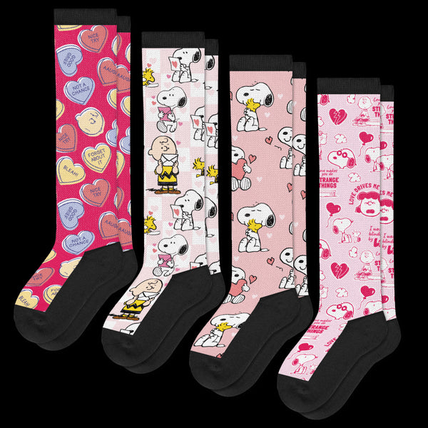 Love & Laughter EasyStretch™ Socks 4-Pack Bundle