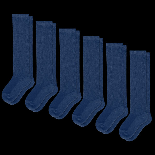 Navy Blue EasyStretch™ Socks Bundle 6-Pack