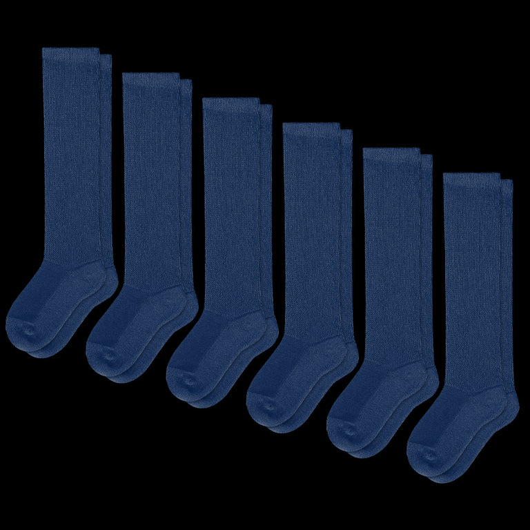 Navy Blue EasyStretch™ Socks Bundle 6-Pack