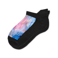 Viasox Pastel Marble Ankle Socks front view