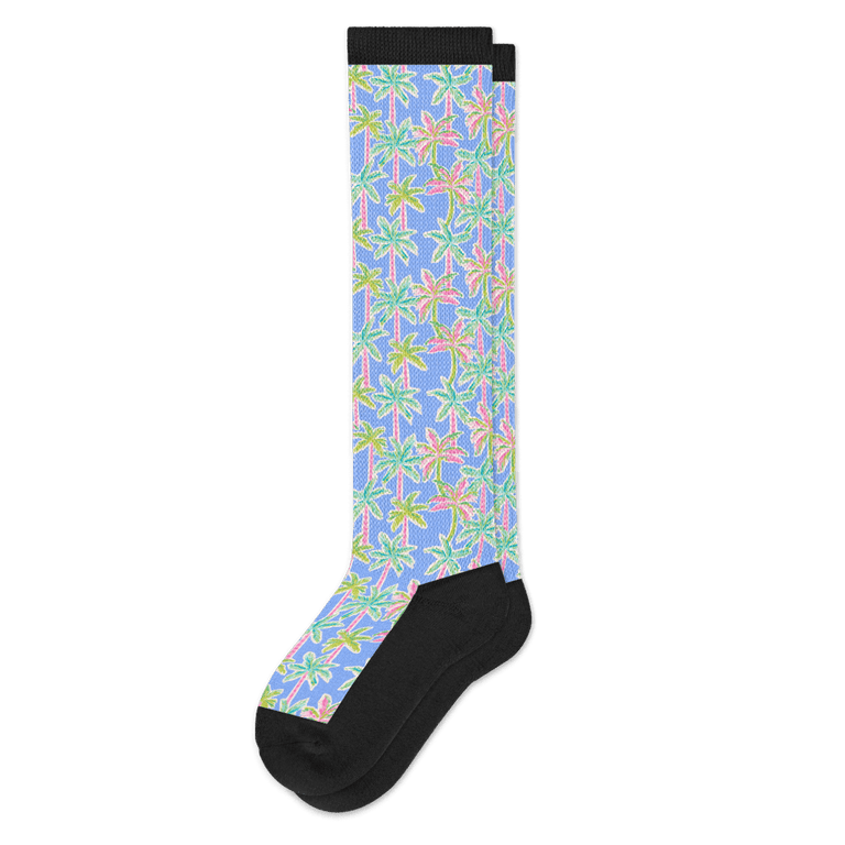 Pastel Palms EasyStretch™ Socks