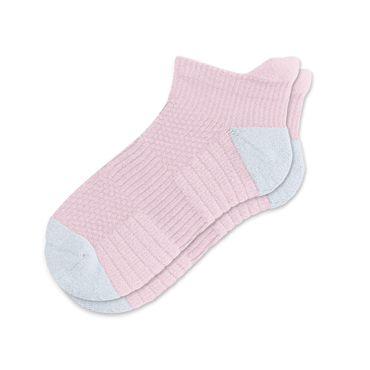 Pastel Pink Ankle Compression Socks