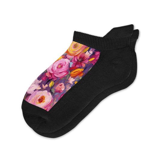 Rose Bouquet Ankle Socks
