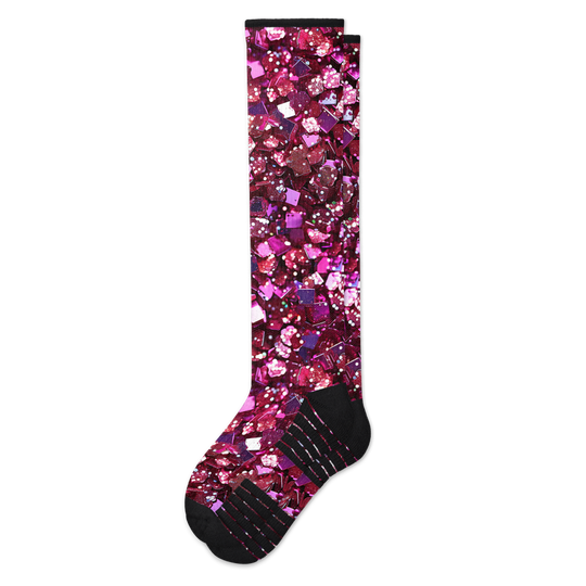 Ruby Red Compression Socks