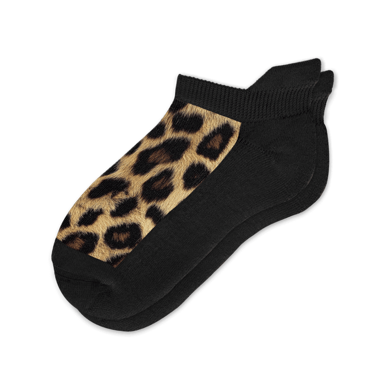 Leopard Print Ankle Socks