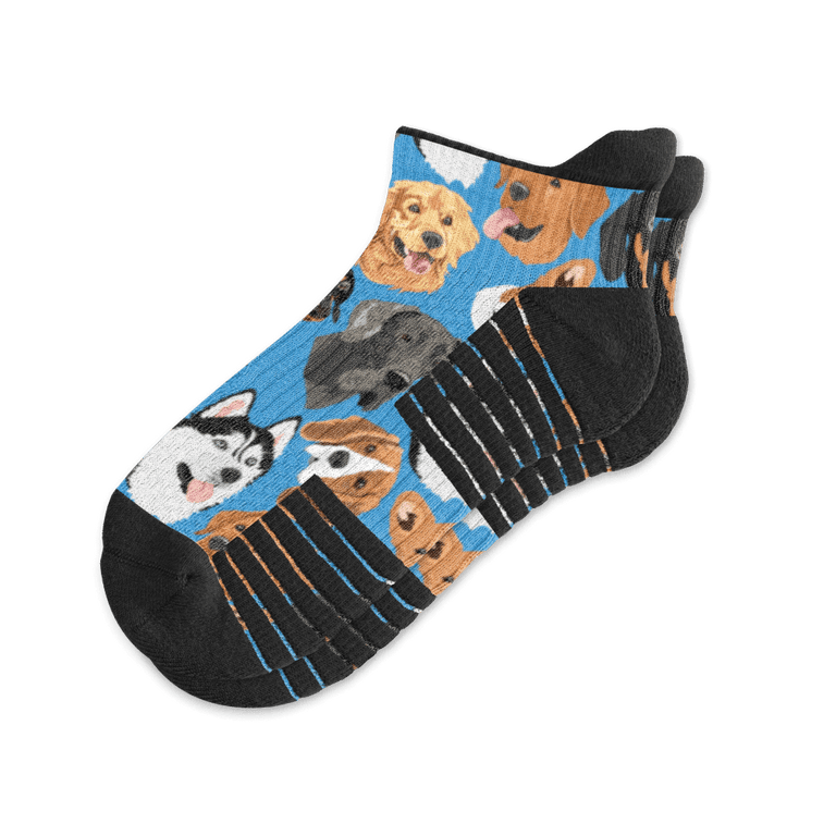 Ruff Life Ankle Compression Socks From Viasox Flat View