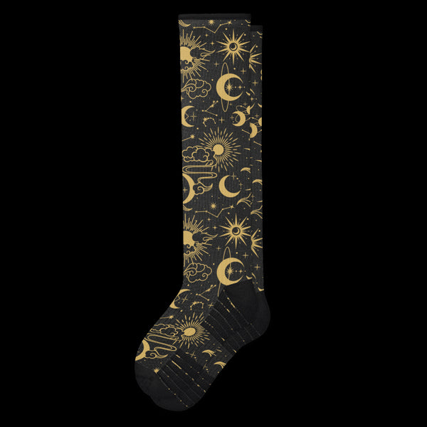 Star & Moon Compression Socks