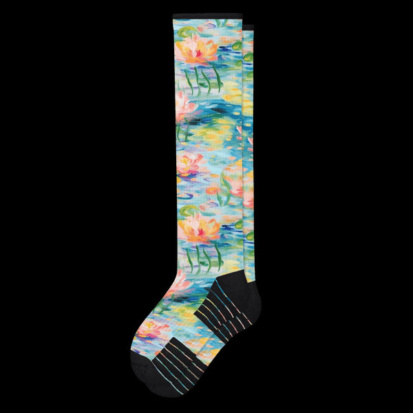 Pastel Pond Compression Socks