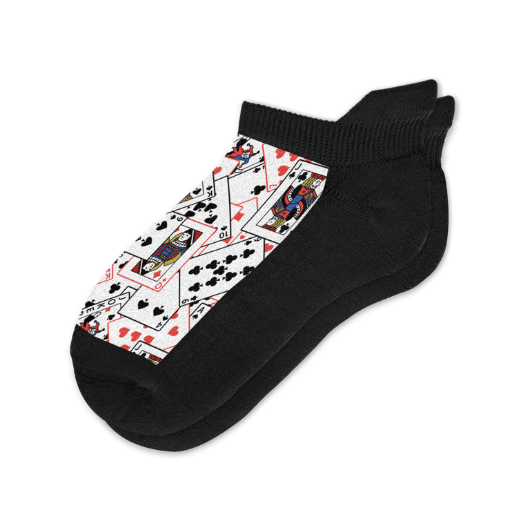 Card Shark Ankle Socks