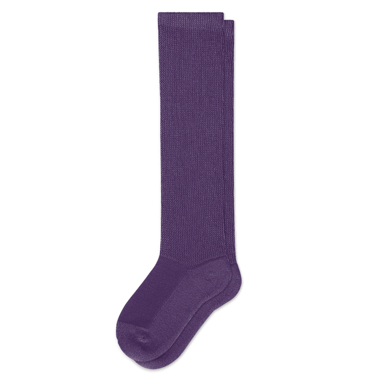 Viasox Royal Purple EasyStretch™ Socks Flat View