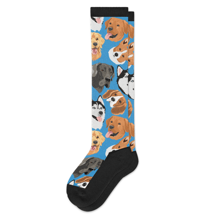 Viasox Ruff Life EasyStretch™ Socks Flat View