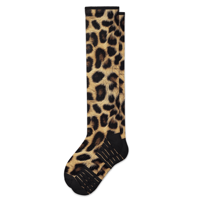 Leopard Print Compression Socks