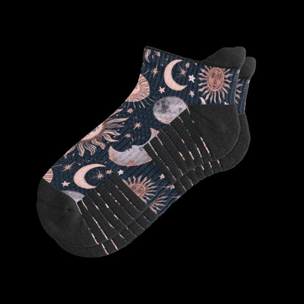 Celestial Moon Ankle Compression Socks