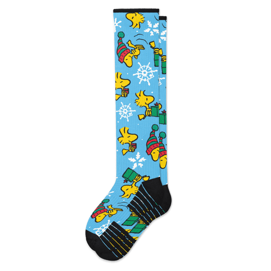 Winter Woodstock Peanuts Winter Collection Compression Socks From Viasox Flat View