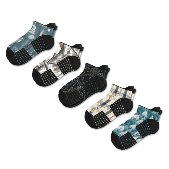 Wild North Ankle Compression Socks 5-Pack Bundle