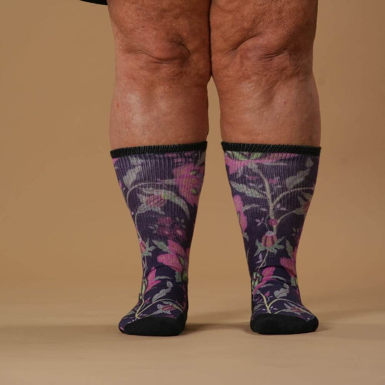 Dark Lavender EasyStretch™ Socks