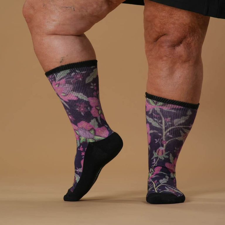 Dark Lavender EasyStretch™ Socks