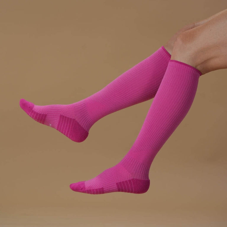 Fuchsia Compression Socks