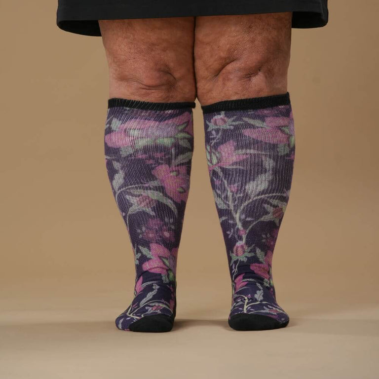 Dark Lavender EasyStretch™ Socks