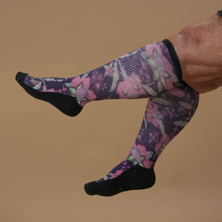 Dark Lavender EasyStretch™ Socks
