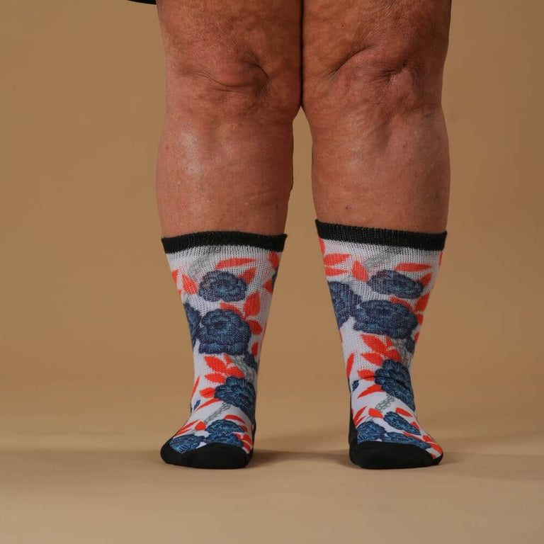Blue Bloom EasyStretch™ Socks