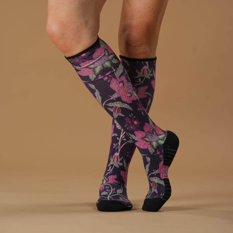 Dark Lavender Compression Socks