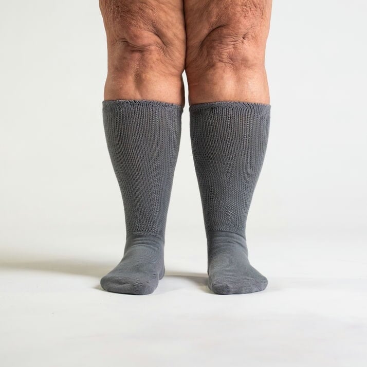 Gray EasyStretch™ Socks Bundle 5-Pack