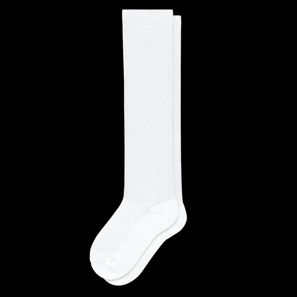 White diabetic socks